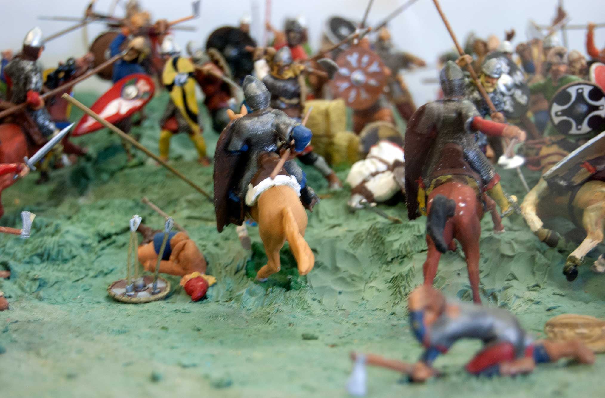 Битва при гастингсе год. Битва Гастингсе диорама. 1066 Год битва при Гастингсе. Битва при Гастингсе реконструкция.